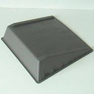 Деталь LEGO Raised Ramp 190 x 190 x 50 mm (Technic, Racers), Темно-серый