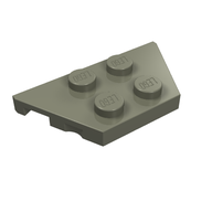 Деталь LEGO Пластина-клин 2 x 4, Темно-серый