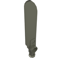 Деталь LEGO Technic Rotor Blade Small with Axle and Pin Connector End, Темно-серый