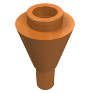 Деталь LEGO Ice Cream Cone, Средне-темный телесный