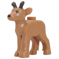 Animal, Reindeer Baby with Dark Brown Antlers
