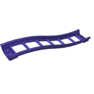 Деталь LEGO Track Roller Coaster Ramp Small, 3 1/3 Bricks Elevation, Темно-фиолетовый