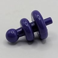 Деталь LEGO Headwear Accessory Vintage Sci-Fi Antenna, Темно-фиолетовый
