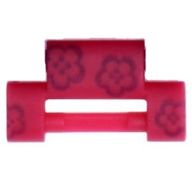 Деталь LEGO Watch, Link with Flowers Print, Темно-фиолетовый