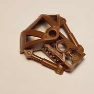 Деталь LEGO Bionicle Shoulder Armour, Toa Metru, Темный телесный