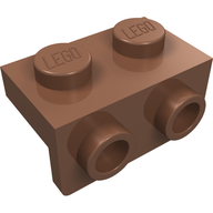 Деталь LEGO Кронштейн 1 x 2 - 1 x 2, Темный телесный