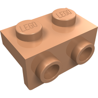 Деталь LEGO Кронштейн 1 x 2 - 1 x 2, Телесный
