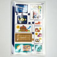 Деталь LEGO Лист наклеек для набора 41721-1, Цвет не указан/любой