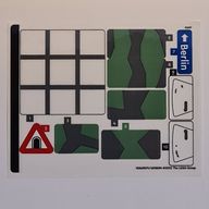 Деталь LEGO Лист наклеек для набора 77012-1, Цвет не указан/любой