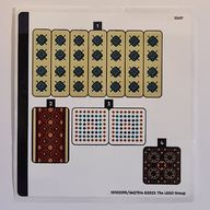 Деталь LEGO Лист наклеек для набора 40590-1, Цвет не указан/любой