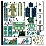 Деталь LEGO Лист наклеек для набора 80049-1, Цвет не указан/любой