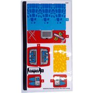 Деталь LEGO Лист наклеек для набора 71458-1, Цвет не указан/любой