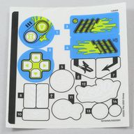 Деталь LEGO Лист наклеек для набора 71491-1, Цвет не указан/любой
