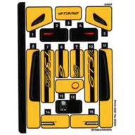 Деталь LEGO Лист наклеек для набора 77239-1, Цвет не указан/любой