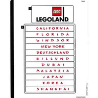 Деталь LEGO Лист наклеек для набора 40810-1, Цвет не указан/любой
