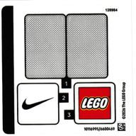 Деталь LEGO Лист наклеек 1 для набора 43025-1, Цвет не указан/любой