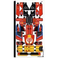 Деталь LEGO Лист наклеек для набора 77261-1, Цвет не указан/любой