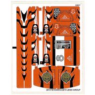 Деталь LEGO Sticker for Set 70224-1 - International Version - (20137/6103453), Цвет не указан/любой