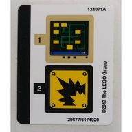 Деталь LEGO Sticker Sheet for Set 70900 (29677/6174920), Цвет не указан/любой