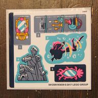 Деталь LEGO Stickers for 41145-1 (34125/6193839), Цвет не указан/любой