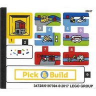 Деталь LEGO Sticker sheet for 40178-1 (34728/6197394), Цвет не указан/любой