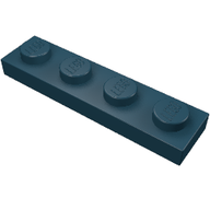 Деталь LEGO Пластина 1 x 4, Цвет не указан/любой
