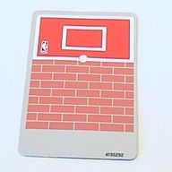 Деталь LEGO Cardboard Backdrop for Set 3549, Basketball Backboard, Цвет не указан/любой