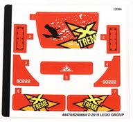 Деталь LEGO Sticker Sheet for Set 60222-1 (44478/6248664), Цвет не указан/любой