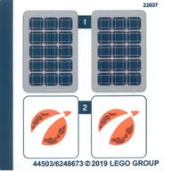 Деталь LEGO Sticker Sheet for Set 60224-1 (44503/6248673), Цвет не указан/любой