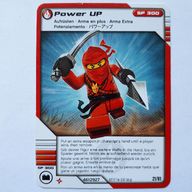 Деталь LEGO Ninjago Masters of Spinjitzu Deck #1 Game Card 21 - Power Up - International Version, Цвет не указан/любой