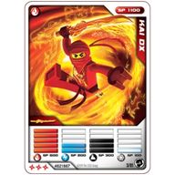 Деталь LEGO Ninjago Masters of Spinjitzu Deck #1 Game Card 3 - Kai DX - North American Version, Цвет не указан/любой