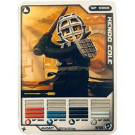 Деталь LEGO Ninjago Masters of Spinjitzu Deck #2 Game Card 15 - Kendo Cole - North American Version, Цвет не указан/любой