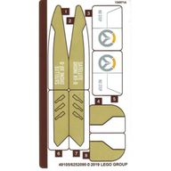 Деталь LEGO Stickersheet for 75970-1 (49105/6252090), Цвет не указан/любой