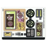 Деталь LEGO Sticker Sheet for Set 70418-1 (60466/6273230), Цвет не указан/любой