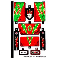 Деталь LEGO Sticker Sheet for Set 70421-1 (60502/6273253), Цвет не указан/любой