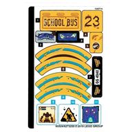 Деталь LEGO Лист наклеек для набора 70423-1, Цвет не указан/любой