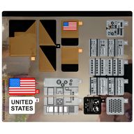 Деталь LEGO Sticker Sheet for Set 10266-1 (65305/6279911), Цвет не указан/любой