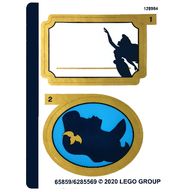 Деталь LEGO Лист наклеек 1 для набора 43176-1, Цвет не указан/любой