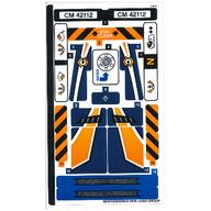 Деталь LEGO Лист наклеек для набора 42112-1, Цвет не указан/любой