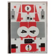 Деталь LEGO Лист наклеек для набора 76906-1, Цвет не указан/любой