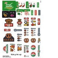 Деталь LEGO LEGO Part 853921: Sticker Sheet for Set 853921-1 - Sheet 1 (853921/6255894), Цвет не указан/любой