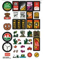 Деталь LEGO LEGO Part 853921: Sticker Sheet for Set 853921-1 - Sheet 2 (853921/6255894), Цвет не указан/любой