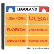 Деталь LEGO Лист наклеек 1 для набора 854013-1, Цвет не указан/любой