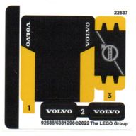 Деталь LEGO Лист наклеек для набора 30433-1, Цвет не указан/любой