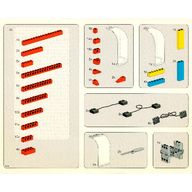 Деталь LEGO Set 9701 Activity Booklet 2 - Parts Tray Organizer Card, Цвет не указан/любой