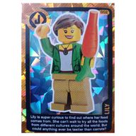 Деталь LEGO Trading Card, Create the World Living Amazingly - Lily (Foil), Цвет не указан/любой