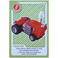 Деталь LEGO Trading Card, Create the World Living Amazingly - Tractor, Цвет не указан/любой