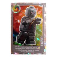Деталь LEGO Trading Card, Create the World Living Amazingly - Zombie (Foil), Цвет не указан/любой