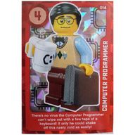 Деталь LEGO Trading Card, Create the World Living Amazingly - Computer Programmer (Foil), Цвет не указан/любой