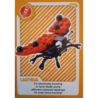 Деталь LEGO Trading Card, Create the World Living Amazingly - LadyBug, Цвет не указан/любой